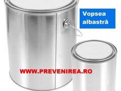 Vopsea pentru asfalt si beton albastra